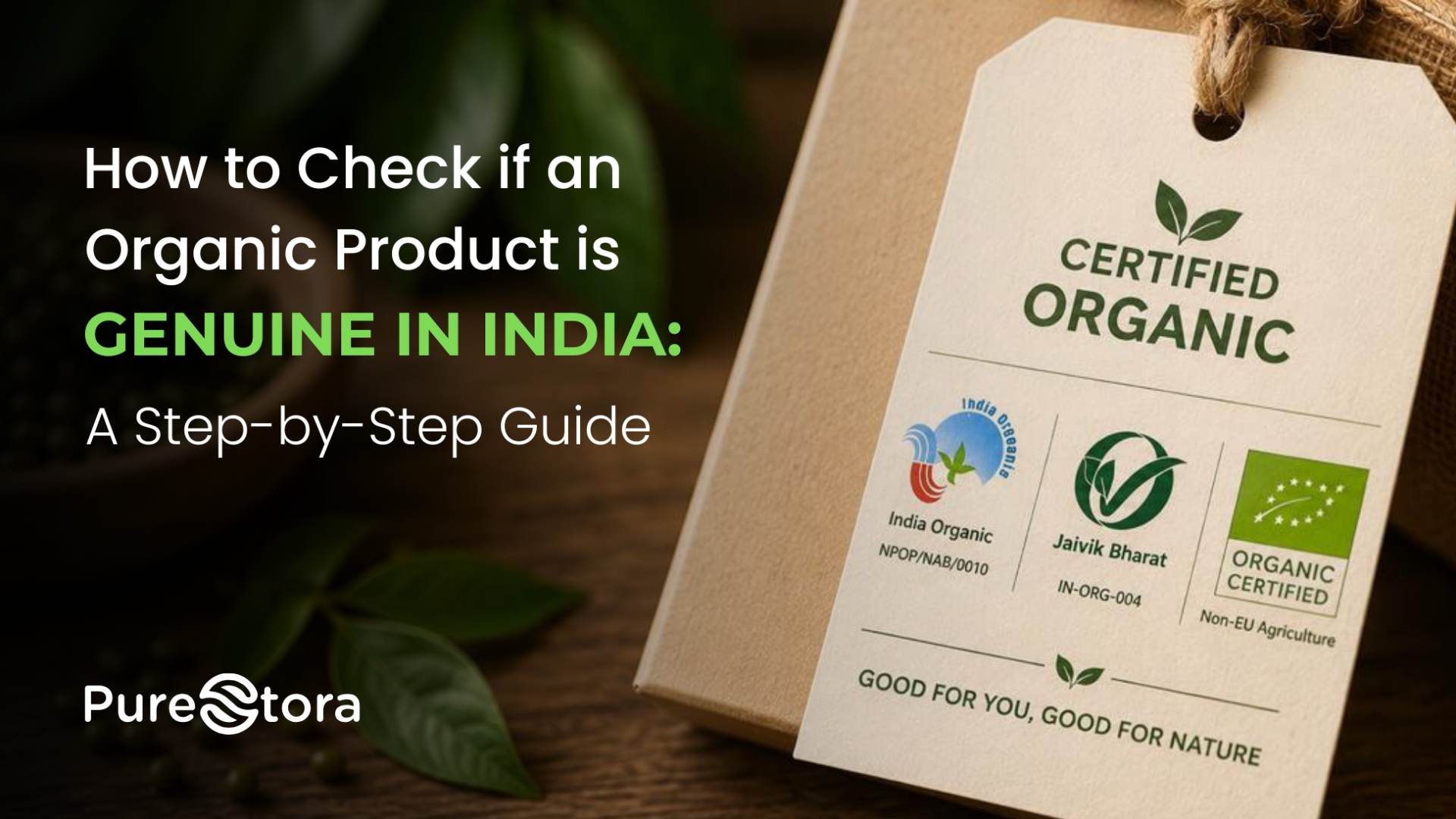 organic certification India Jaivik Bharat India Organic label verification guide