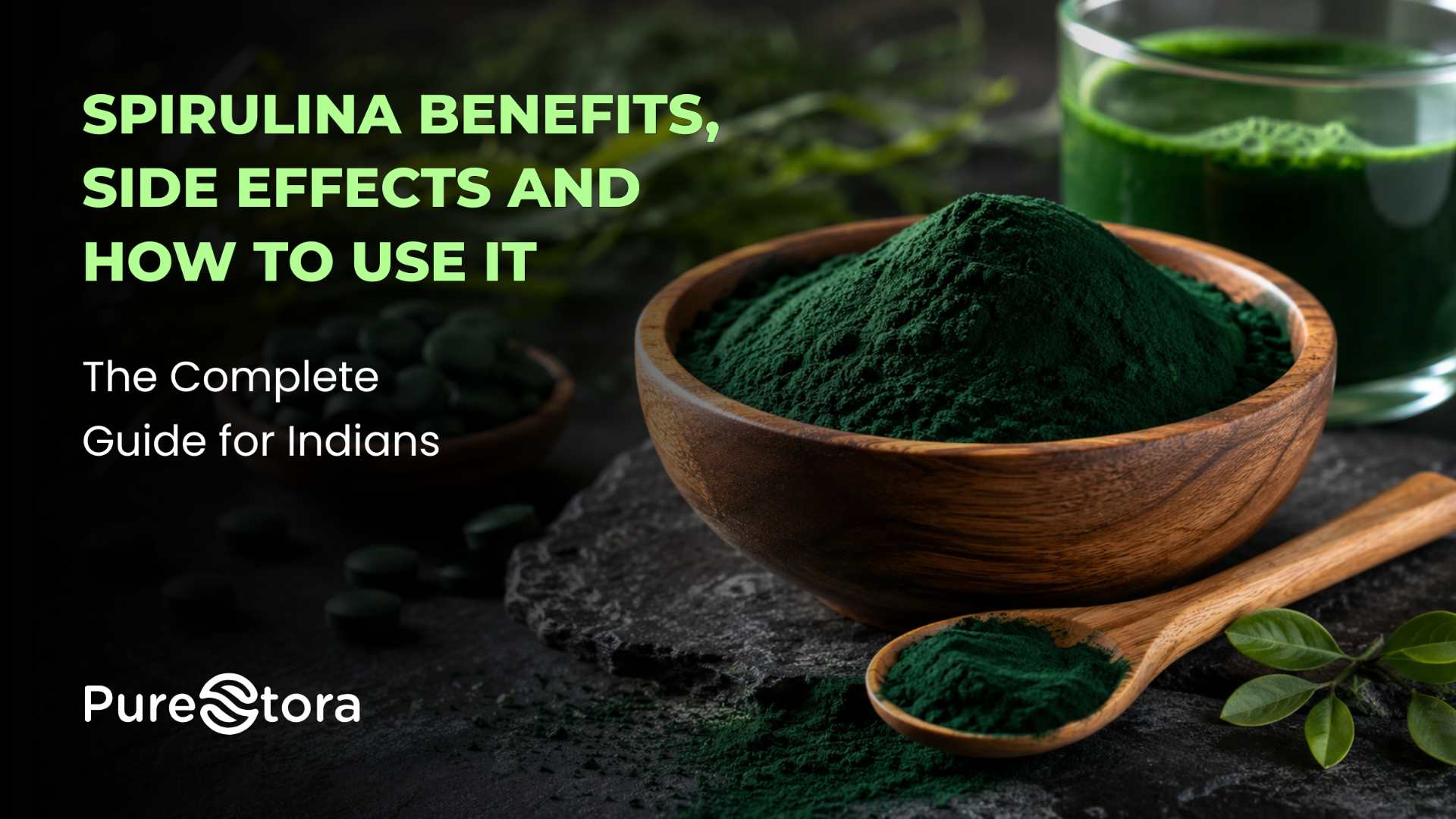 spirulina powder benefits side effects India superfood guide