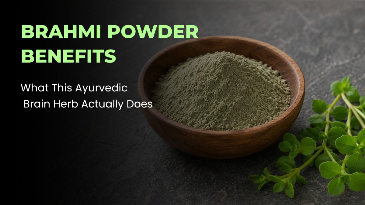 brahmi powder benefits memory brain ayurvedic India bacopa monnieri