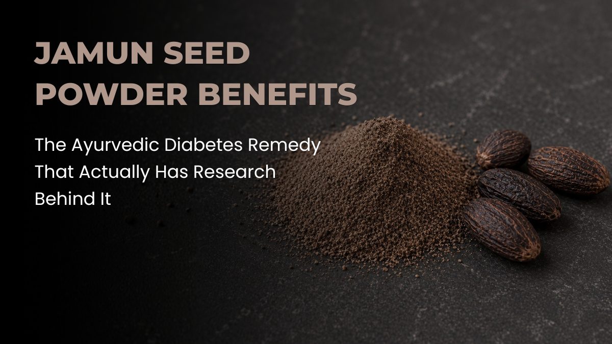 jamun seed powder benefits blood sugar diabetes ayurvedic India