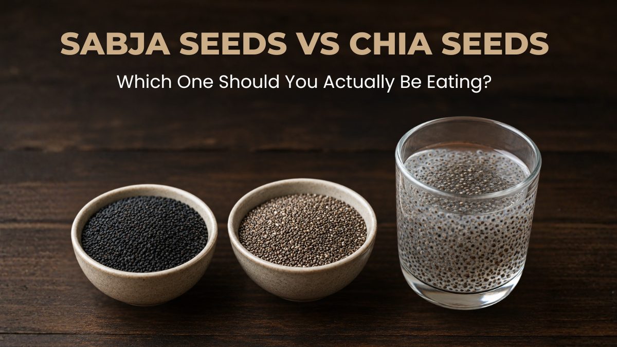 sabja seeds vs chia seeds comparison India basil seeds difference nutrition