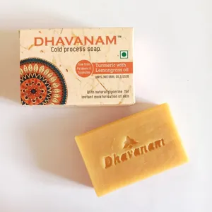 Dhavanam Turmeric Glow Soap (Brightening & Healing Formula) - Pack of 3