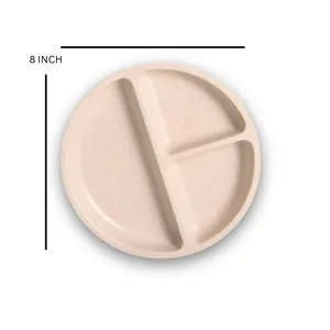 Kids Three-Portion Plate – 8 inch