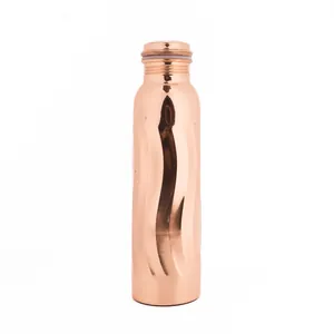 ORETROVE Wave Golden Polish Copper Bottle