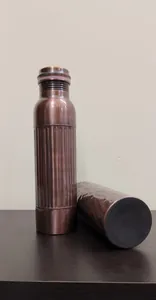ORETROVE Antique Linning Pure Copper Bottle