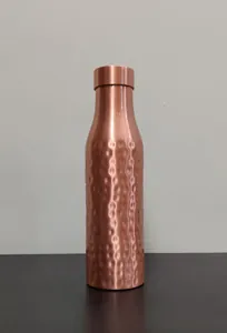 ORETROVE Rani Hammered Matte Pure Copper Bottle