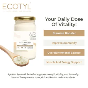 Ecotyl Safed Musli Powder | Boosts Stamina & Immunity | Ayurvedic Herb | 100g