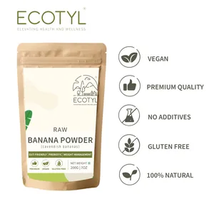 Ecotyl Raw Banana Powder | Prebiotic Superfood | Supports Gut Health | 200g