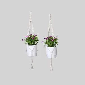 Macrame Plant Hanger Pack of 2, |Balcony Garden Plant Hanger for Home Decor (Without Pot) 36 Inch
