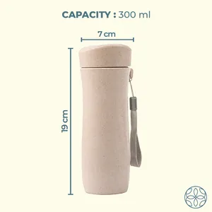 IRIDA NATURALS Unbreakable Water Bottle Pack of 1