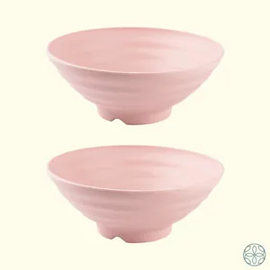 Irida Naturals Wheat Straw Ramen Bowl Pack of 2 Serving Bowl Set