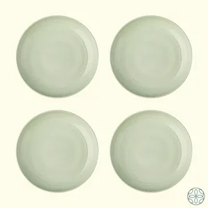 Wheat Straw Snack Plates Set Pack of 4