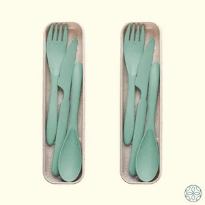 Wheat Straw Cutlery Set Pack of 2