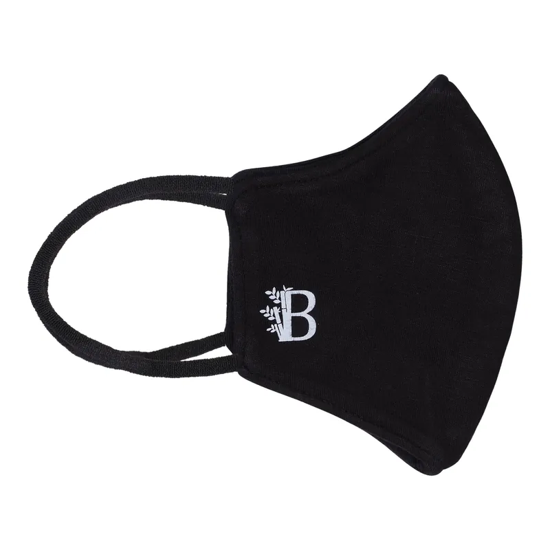 Bamboo Fabric Women's Face Mask | 5 Layer filtration | Pack of 2 thumbnail