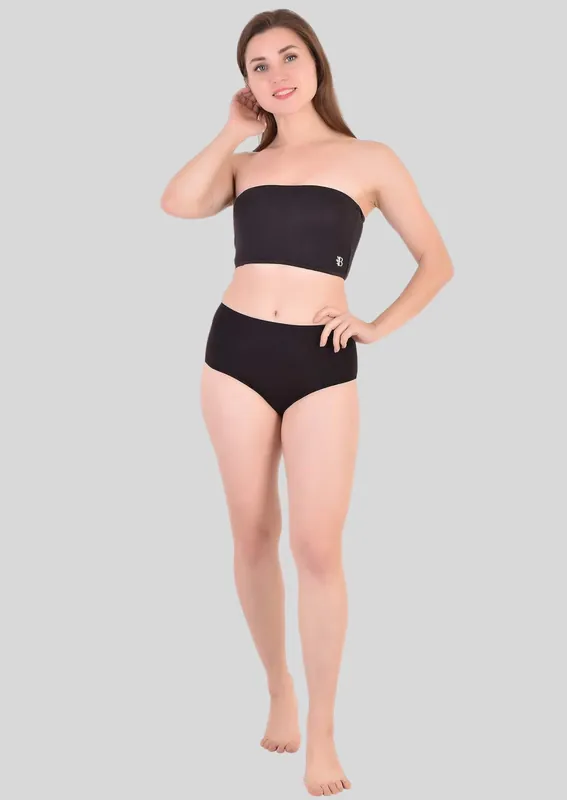 Bamboo Fabric Tube Top | Black