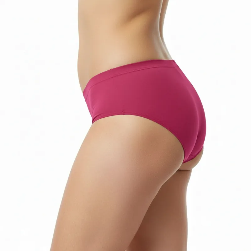 Bamboo Fabric Period Panty 5 Layer Protection | Soft & Odor-Free | Purple & Fuchsia | Pack of 2 thumbnail