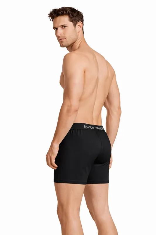 Bamboo Men’s Ultra-Soft Trunks & Boxers | Black & White | Pack of 2 thumbnail