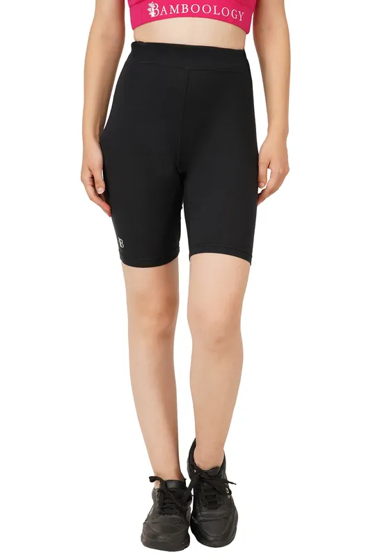 Bamboo Fabric Cycling Shorts – Soft, Breathable, Moisture-Wicking, and Eco-Friendly for Ultimate Com thumbnail