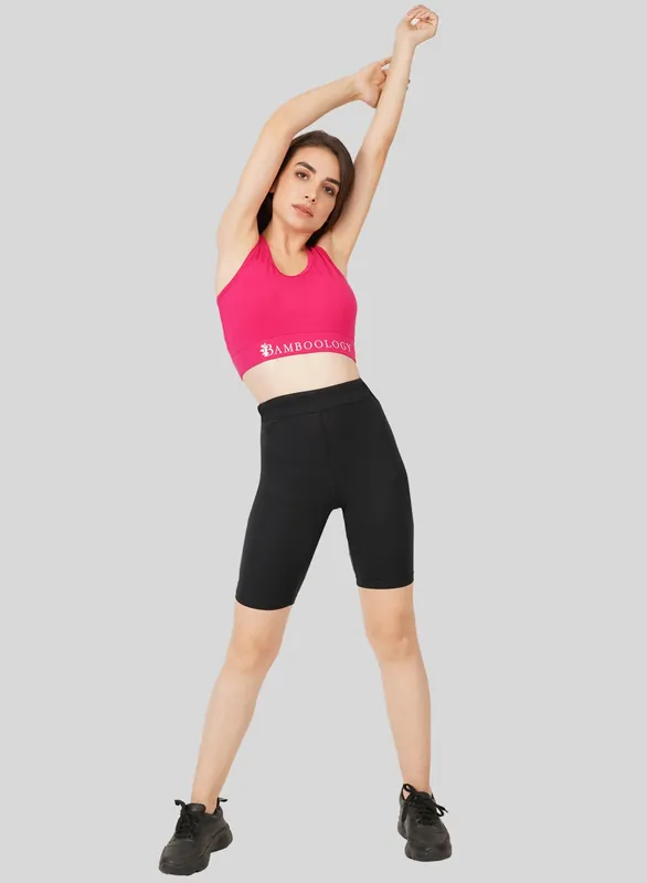 Bamboo Fabric Cycling Shorts – Soft, Breathable, Moisture-Wicking, and Eco-Friendly for Ultimate Com