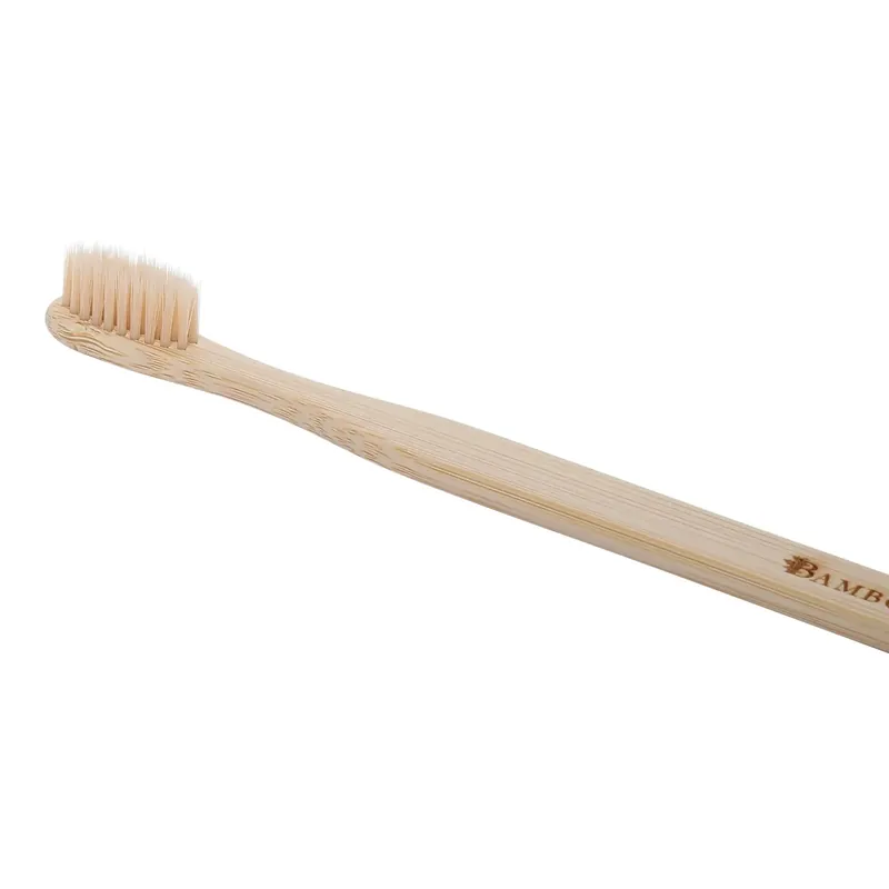 Bamboo Toothbrush With Plant Based Bristles | Pack of 4 thumbnail