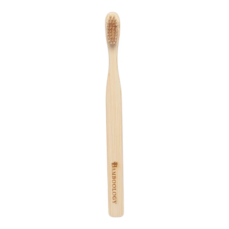 Bamboo Toothbrush With Plant Based Bristles | Pack of 4 thumbnail