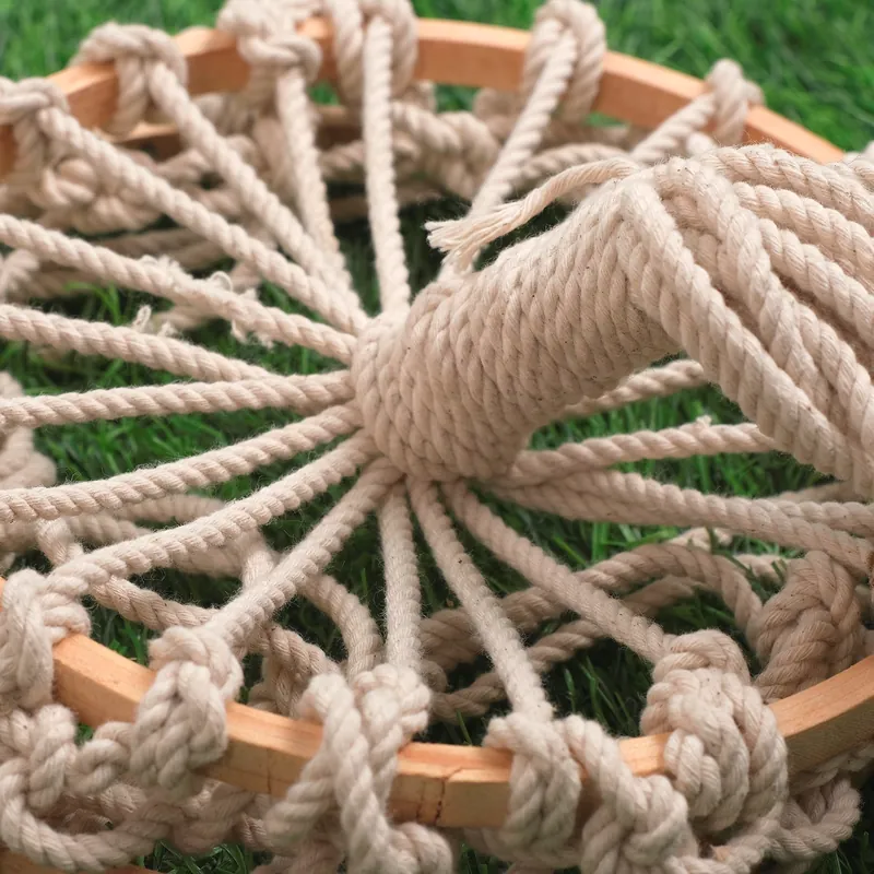 Upcycled Handmade Planter In Cotton Macramé thumbnail