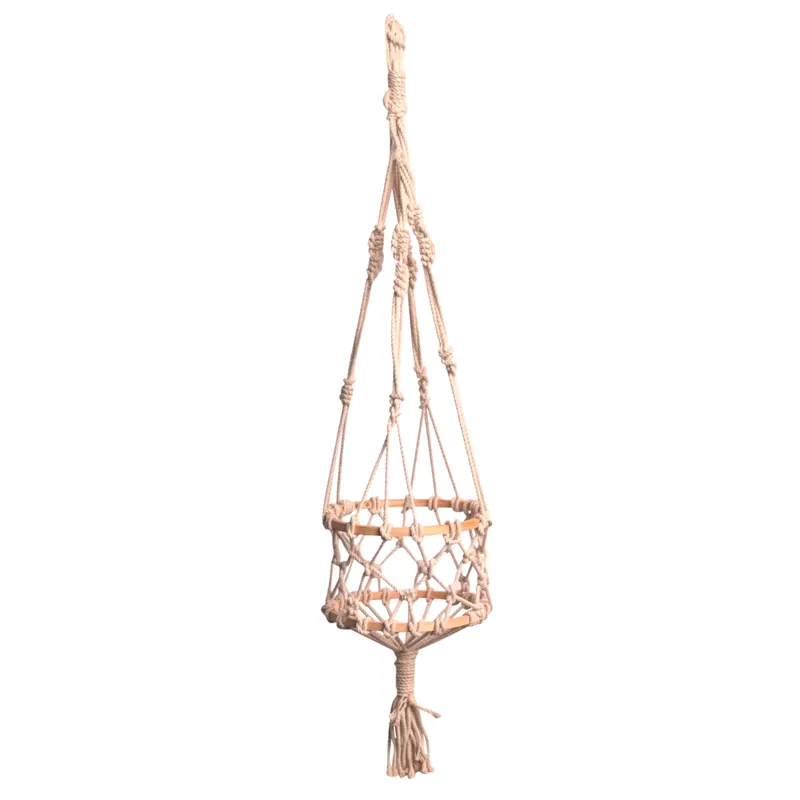 Upcycled Handmade Planter In Cotton Macramé thumbnail
