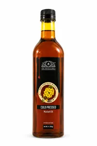 100% Natural Cold Pressed Aged Black Mustard Oil - 1 L