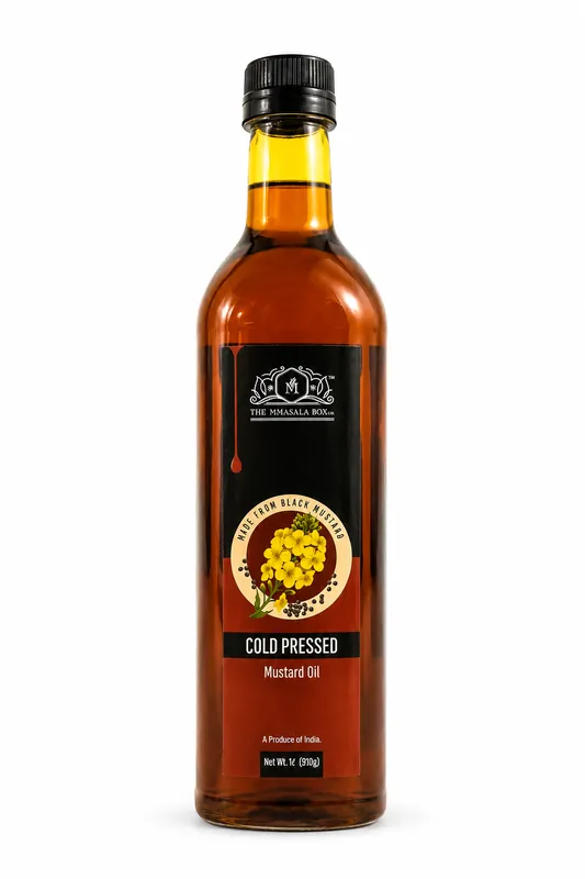 100% Natural Cold Pressed Aged Black Mustard Oil - 1 L