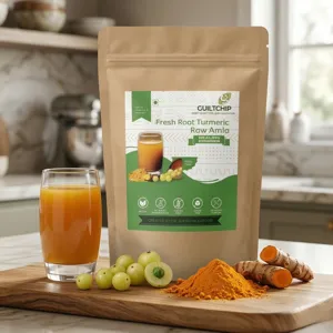 Fresh Root Turmeric & Raw Amla Powder | 300 g