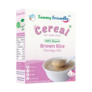 Porridge Mix | Sprouted Brown Rice | USDA Certified Organic | 6+ Months | 200 g