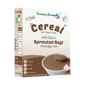 Porridge Mix | Sprouted Ragi | USDA Certified Organic | Rich in Calcium | 6+ Months
