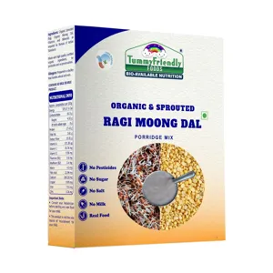 Porridge Mix | Sprouted Ragi & Moong Dal | 6 Months+ | USDA Organic | 200 g