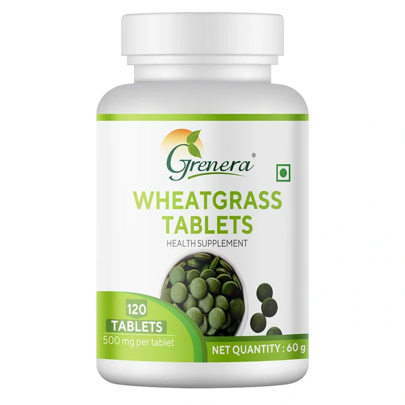 Wheatgrass Tablets | 120 Tablets (500 mg/Tablet) | 60 g