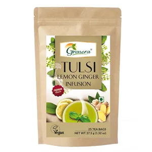 Tulsi Lemon Ginger Infusion | 25 Tea Bags | 37.5 g