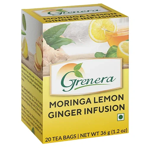 Moringa Lemon Ginger Infusion | 20 Tea Bags | 36 g