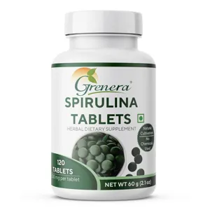 Spirulina Tablets | 120 Tablets | 500 mg/Tablet