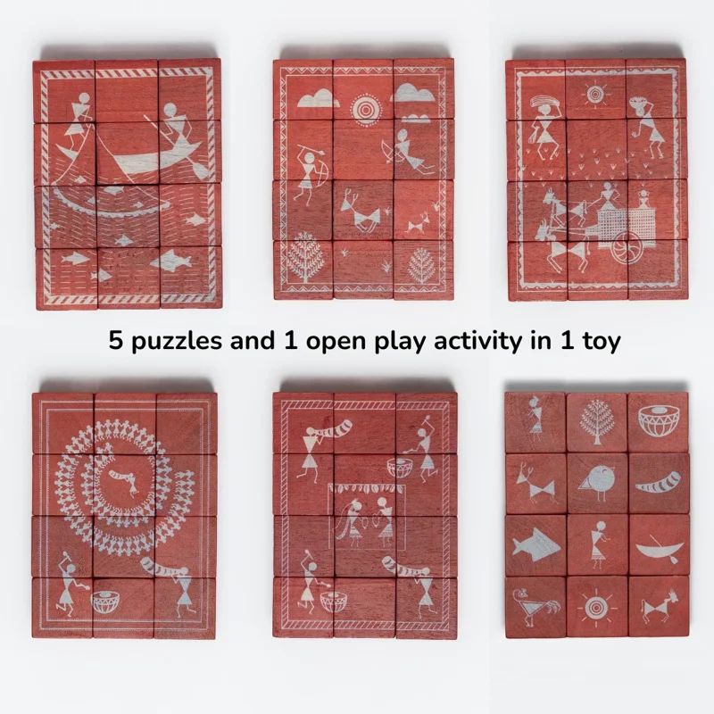 Warli Wooden Puzzle thumbnail