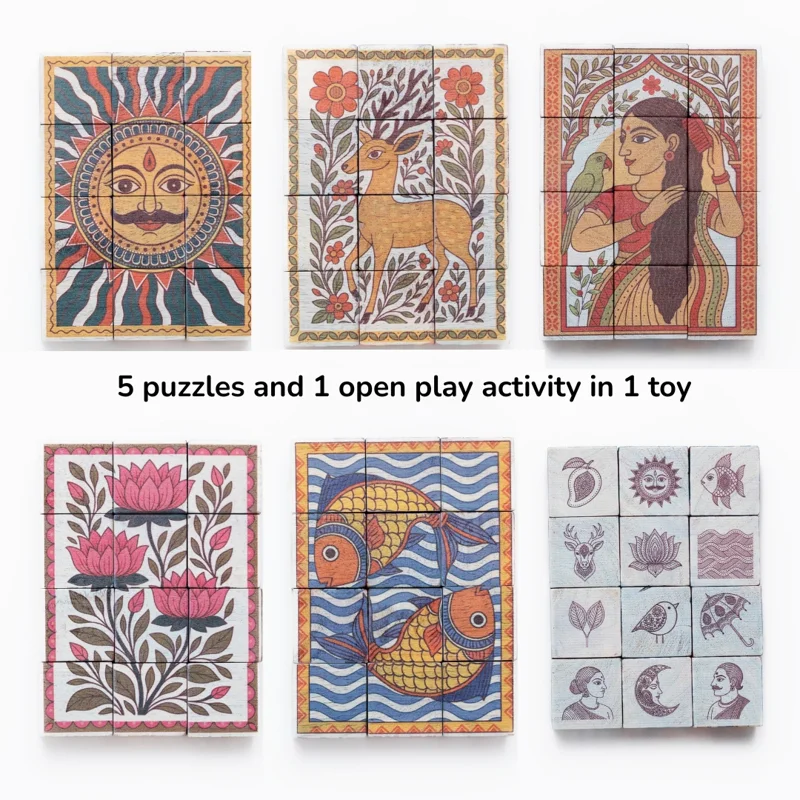 Madhubani Wooden Puzzle thumbnail