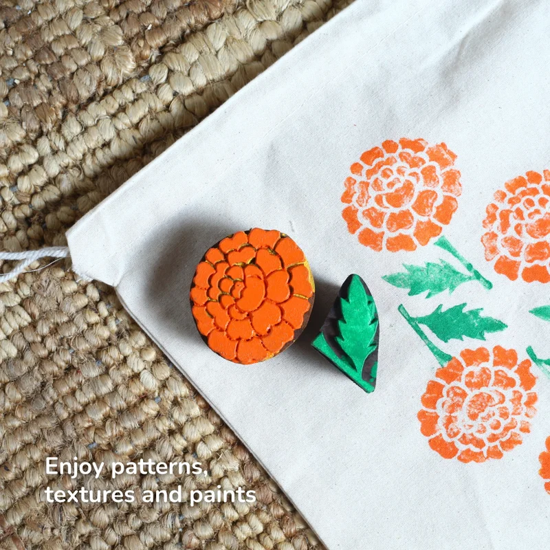 Stamp art flowers thumbnail
