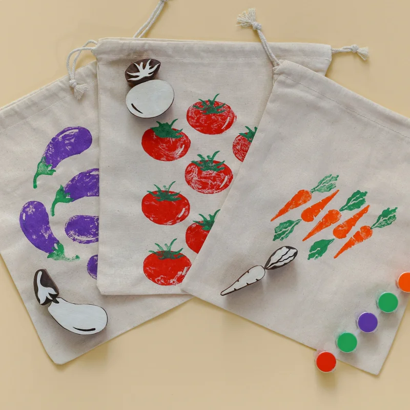 Stamp art vegetables