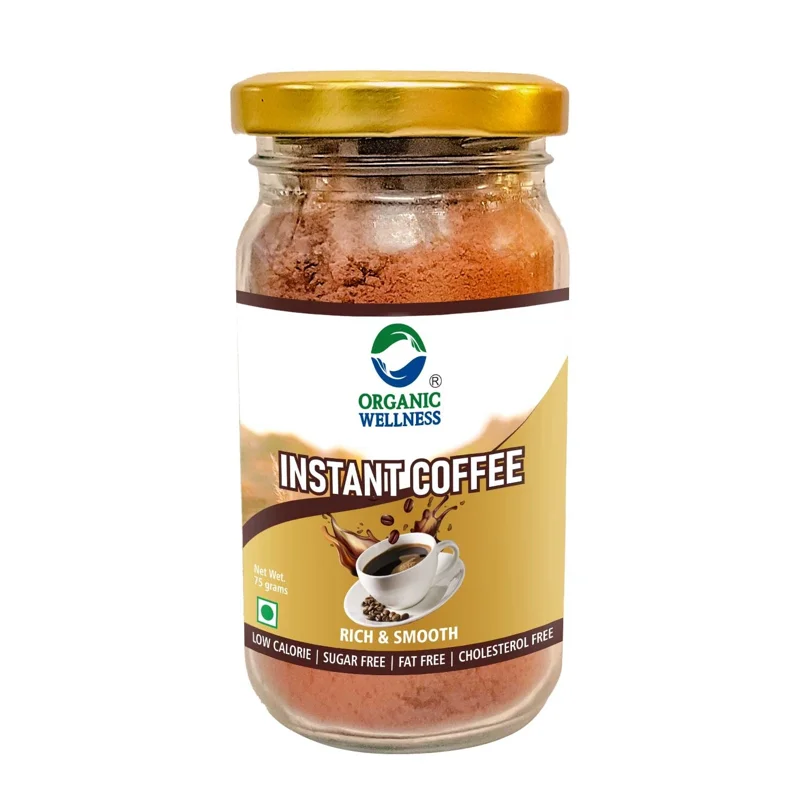 Organic Wellness Coffee Powder – Rich & Smooth – Sugar Free, Ayurvedic – 75 g