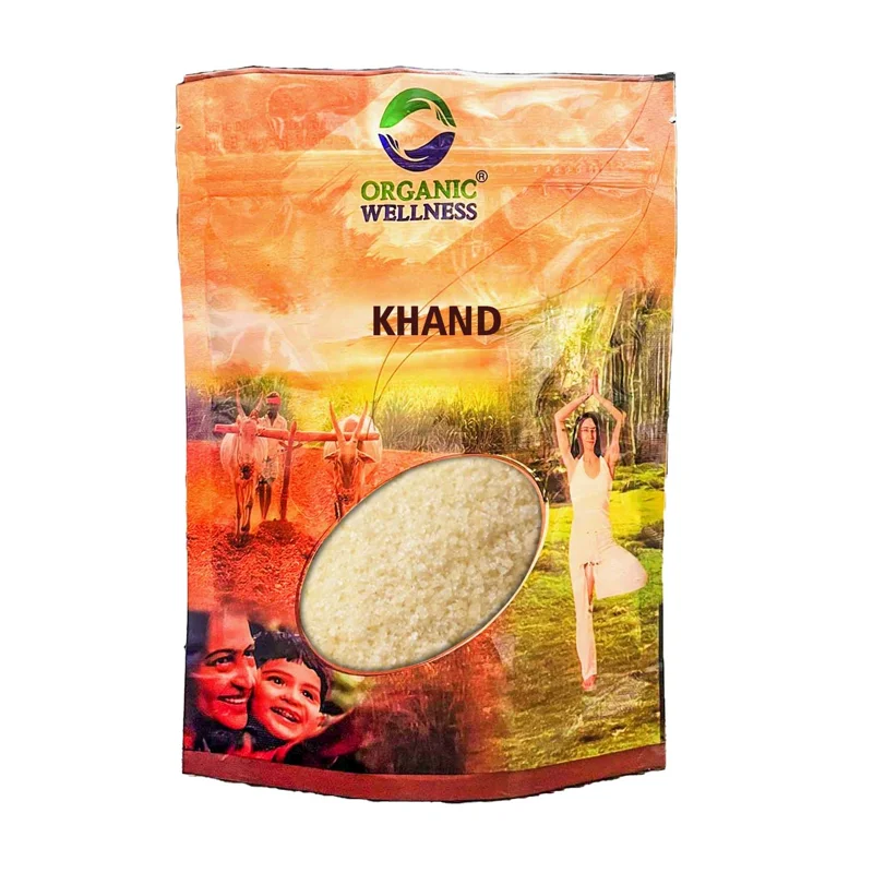 Organic Wellness Khand (Natural Sugar) – Traditional Unrefined – 450 g