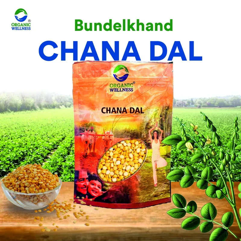 Organic Wellness Chana Dal – Split Bengal Gram – Bundelkhand Sourced – 450 g thumbnail