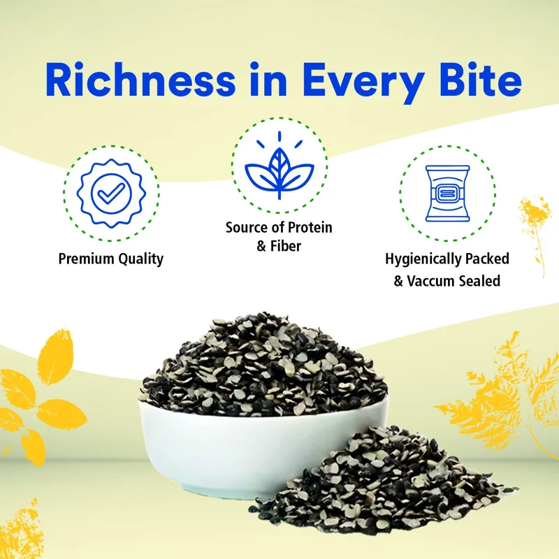 Organic Wellness Urad Dal Split – White Urad – Bundelkhand Sourced – 450 g thumbnail