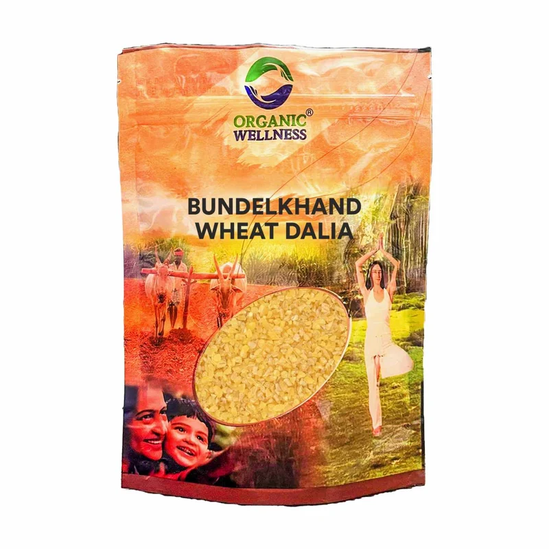 Organic Wellness Bundelkhand Kathiya Wheat Dalia – High Fiber – 450 g