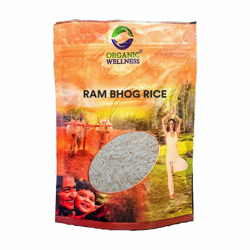 Organic Wellness Ram Bhog Rice – Premium Aromatic – Stone-Ground – 450 g