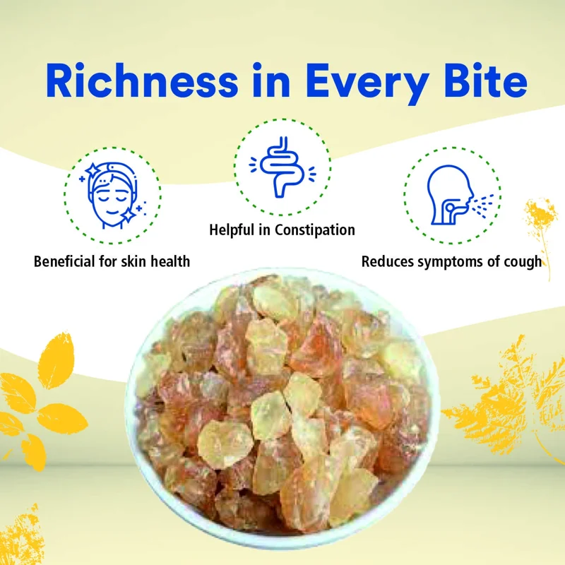 Organic Wellness Gond Katira (Tragacanth Gum) – Certified Organic – Cooling & Digestive – 450 g thumbnail