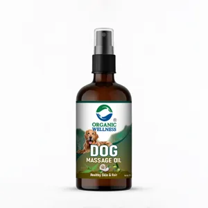 Organic Wellness Dog Massage Oil – Healthy Coat & Skin – Cold-Pressed – 100 ml