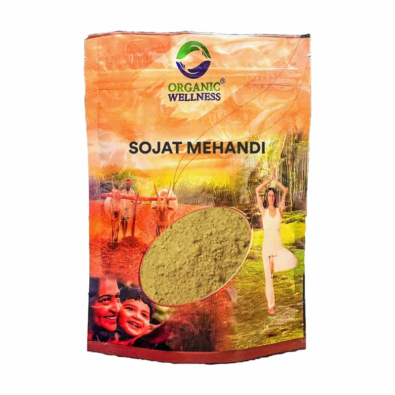 Organic Wellness Sojat Mehandi (Henna) – Natural Hair Color & Conditioning – 250 g